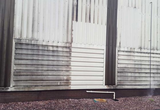 Cladding cleaning - example
